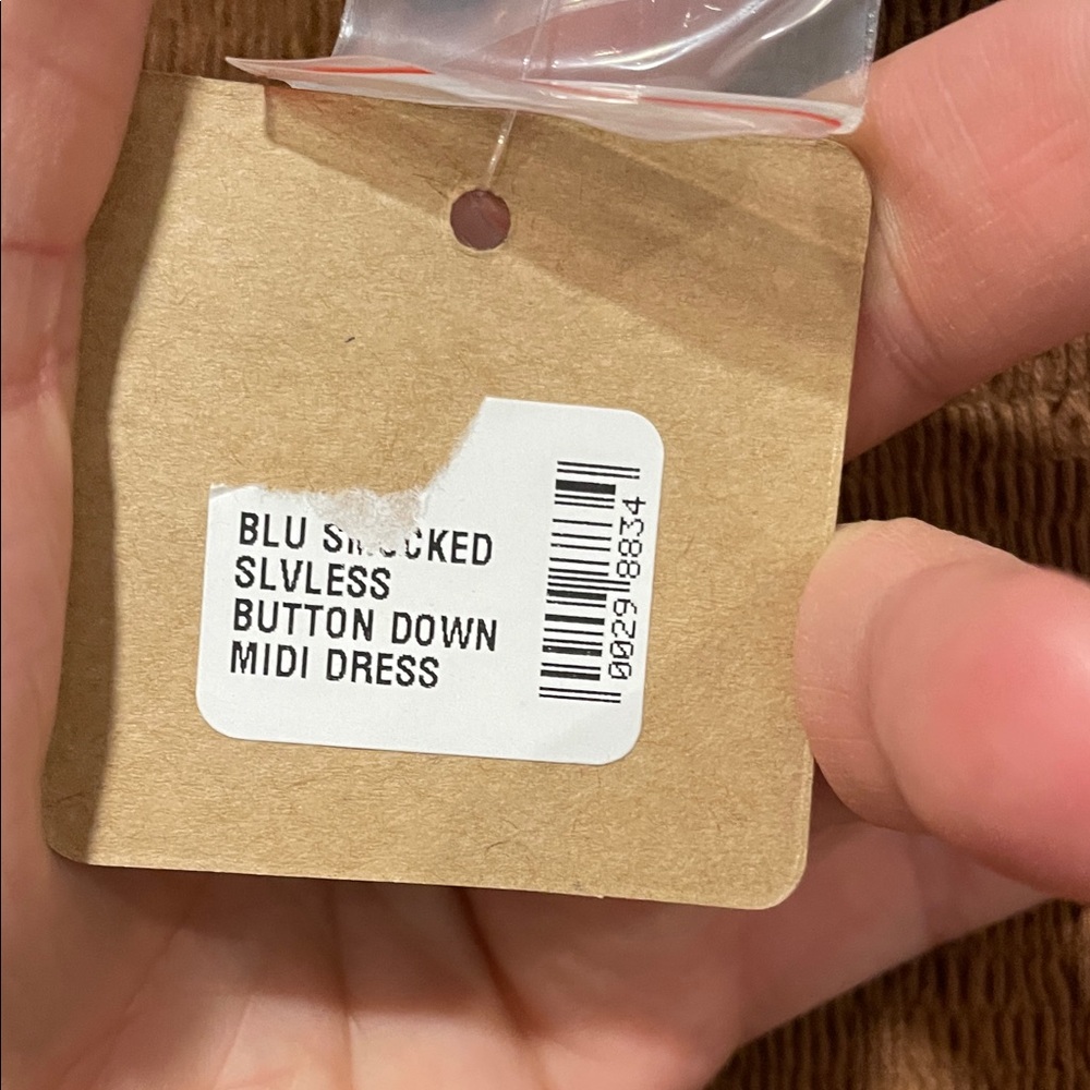 Blu Pepper Chocolate Button-Front Maxi Dress - image 3